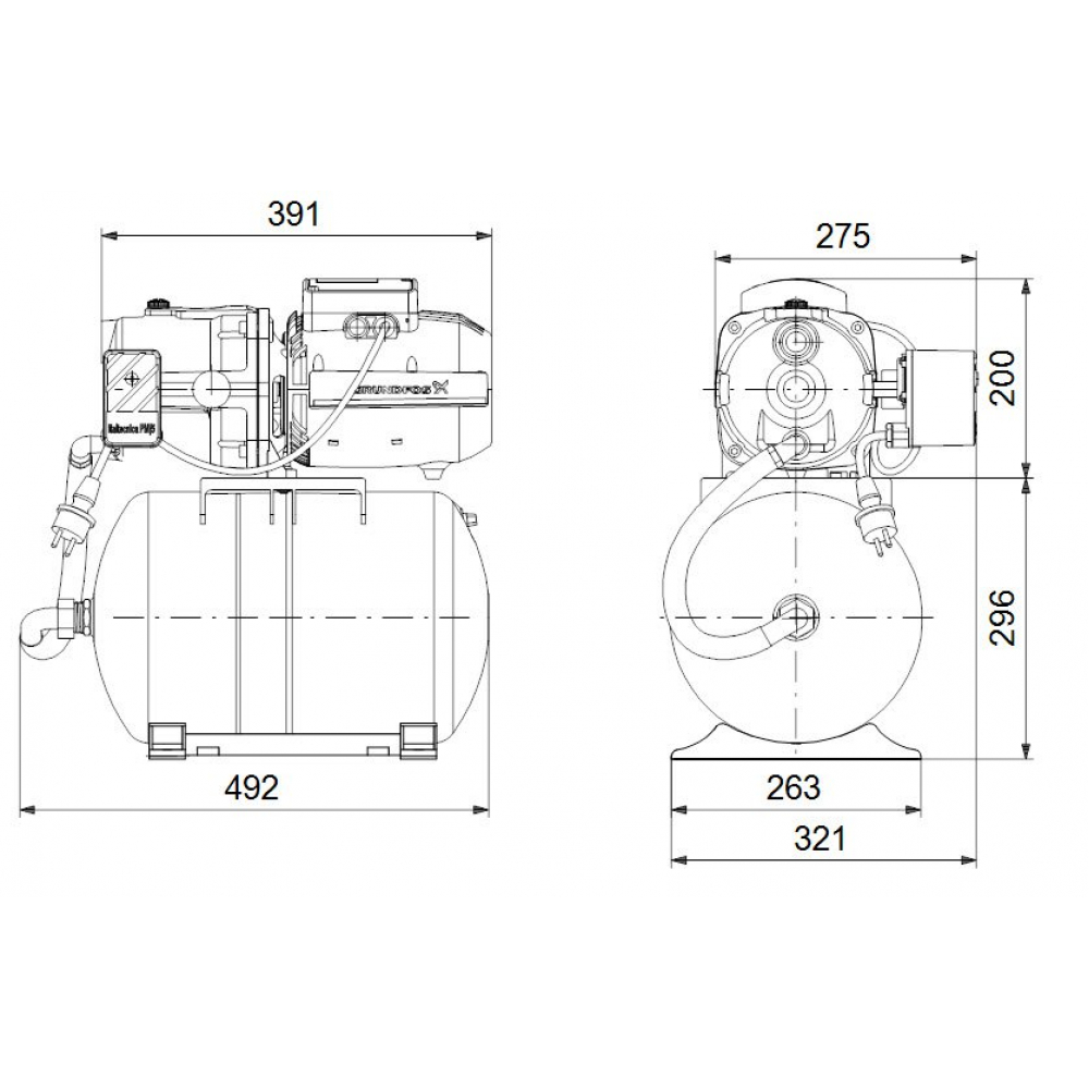 Насосная станция Grundfos JPA 4-47 PT-H (98946108)