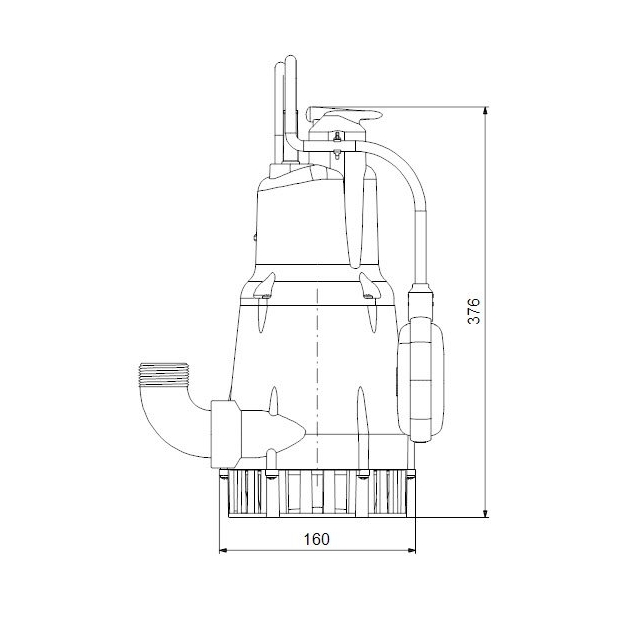Дренажный насос Grundfos KPC 600A (98864015)