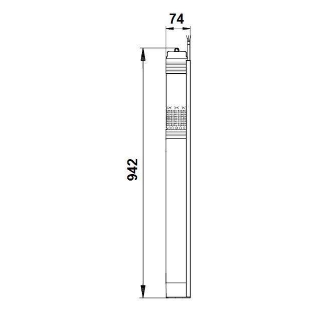 Свердловинний насос Grundfos SQE 3-105 (+80 м кабелю) (96524508)