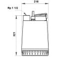 Дренажно-фекальний насос Grundfos Unilift AP12.40.06.A1 (96001735)