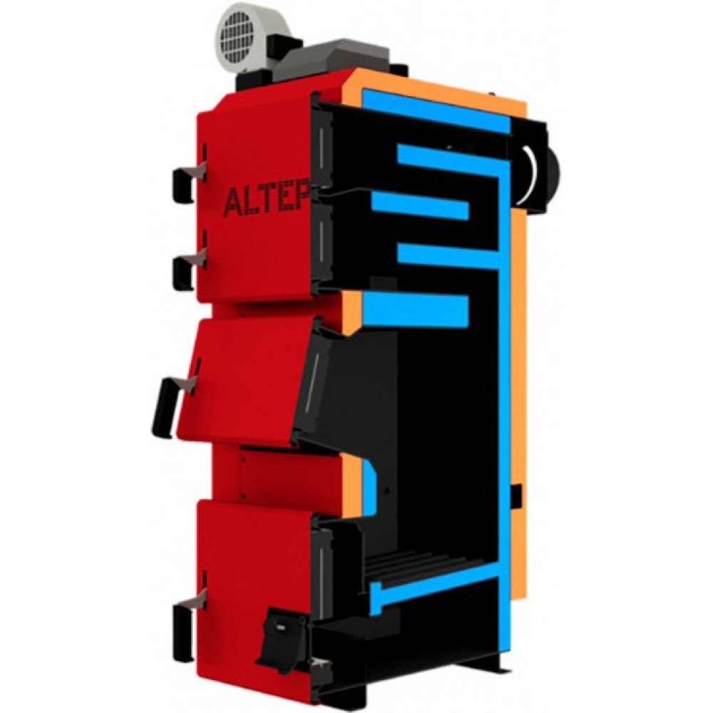 Котел твердотопливный длительного горения Altep Duo Plus 50 кВт (автоматика)