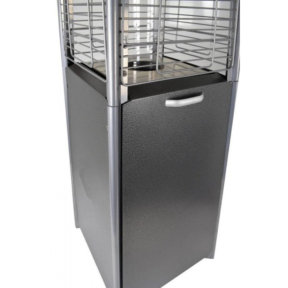 Уличный инфракрасный обогреватель Activa Pyramide Cheops II Grey-Black (9.3 кВт)