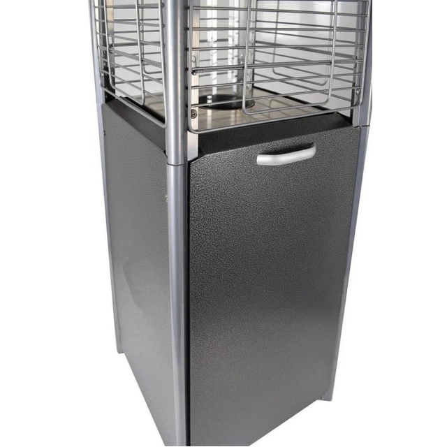 Вуличний інфрачервоний обігрівач Activa Pyramide Cheops II Grey-Black (9.3 кВт)