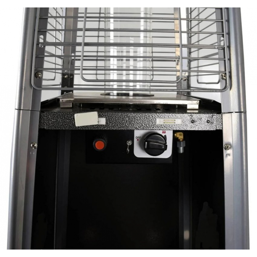 Уличный инфракрасный обогреватель Activa Pyramide Cheops II Grey-Black (9.3 кВт)