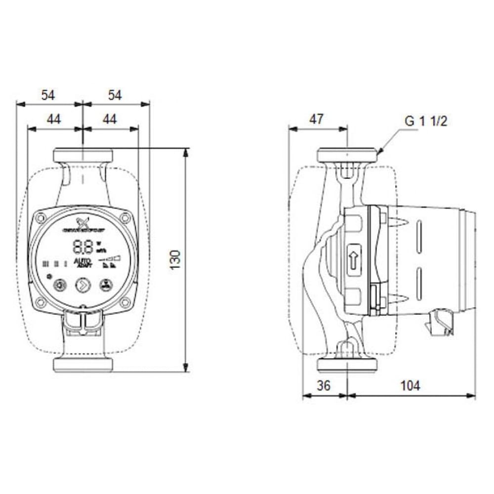 Циркуляционный насос Grundfos Alpha2 25-40 130 (99411143)