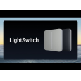 Панель вимикача світла Ajax CenterButton 2-gang for LightSwitch Jeweler Fog (000029818)