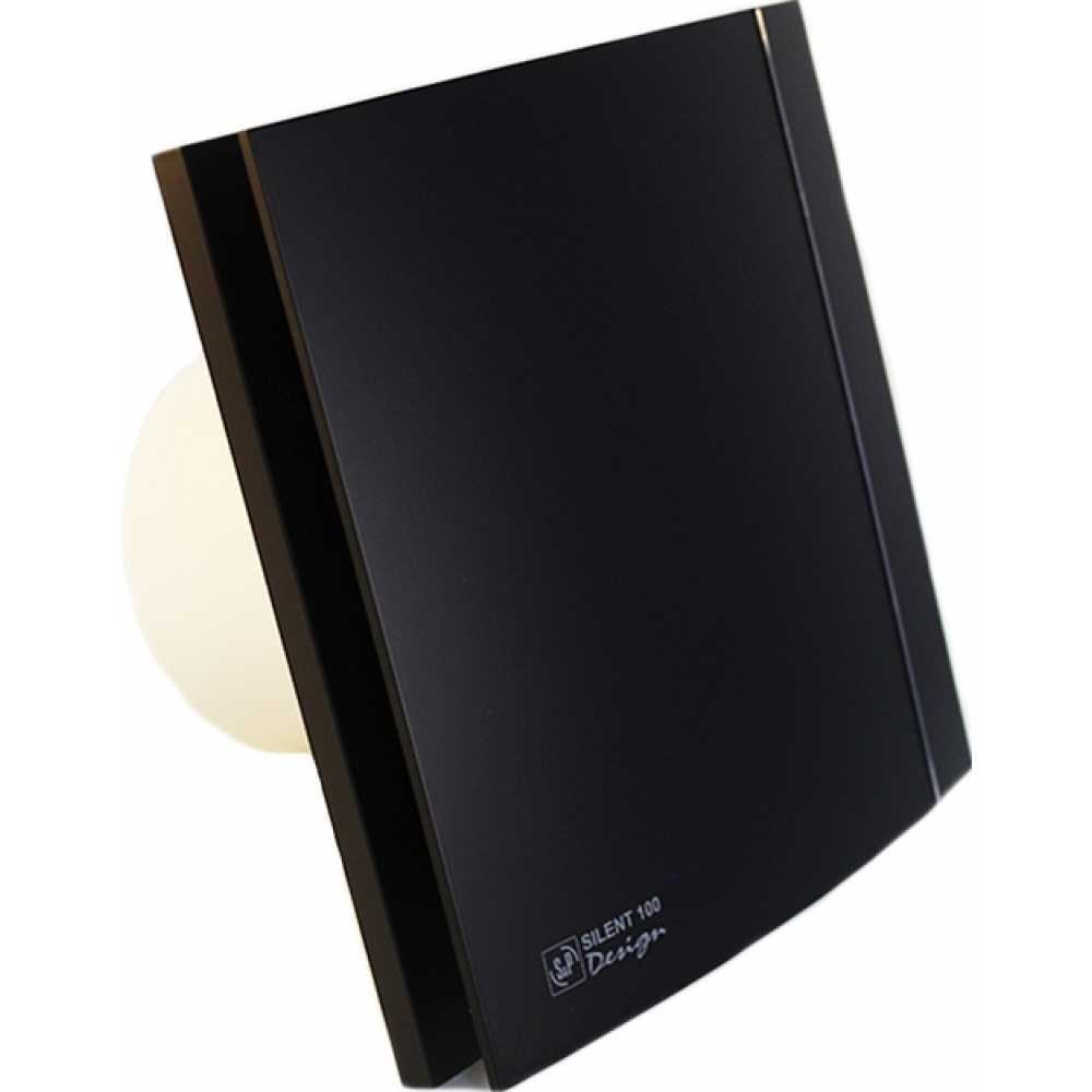 Вытяжной вентилятор настенный Soler&Palau Silent-100 CZ Black Design - 4C (5210607400)