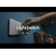 Панель вимикача світла Ajax CenterButton 2-gang for LightSwitch Jeweler Fog (000029818)