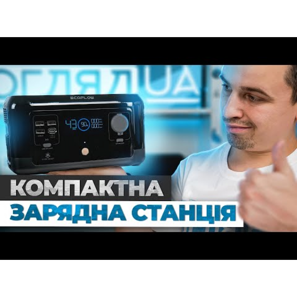 Портативная зарядная станция EcoFlow River mini (Wireless) 300W 210Wh