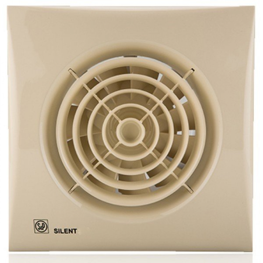 Витяжний вентилятор настінний Soler&Palau Silent-100 CZ Ivory (5210624900)