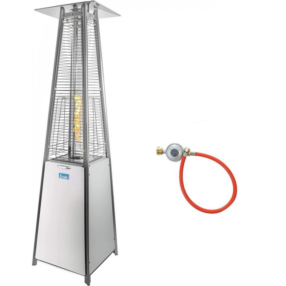 Вуличний інфрачервоний обігрівач Activa Pyramide Cheops II White (9.3 кВт)