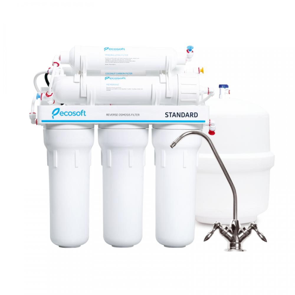Фильтр обратного осмоса Ecosoft Standard 6-50M (MO650MECOSTD) с минерализатором