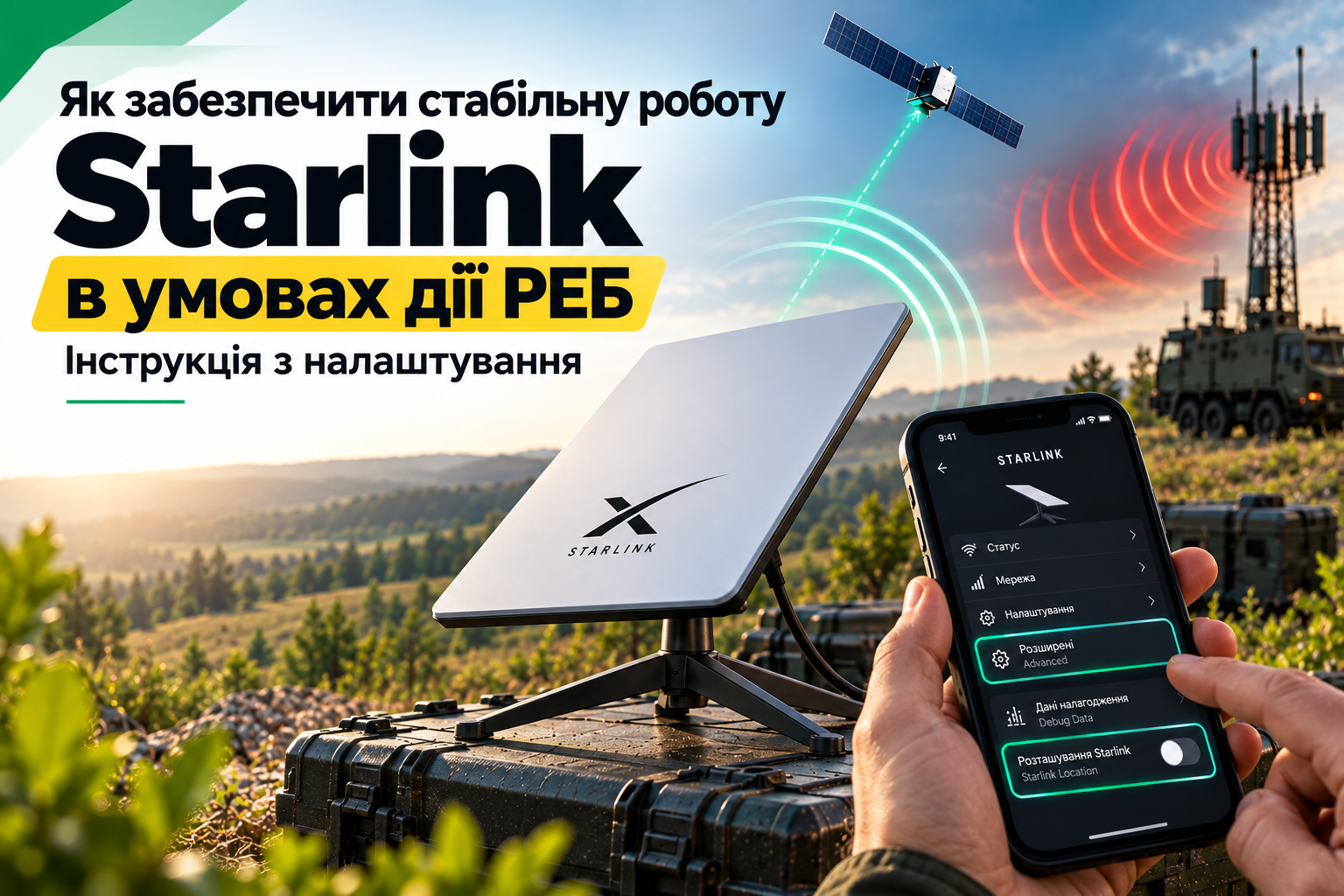 Как обеспечить стабильную работу Starlink в условиях действия РЭБ: инструкция по настройке