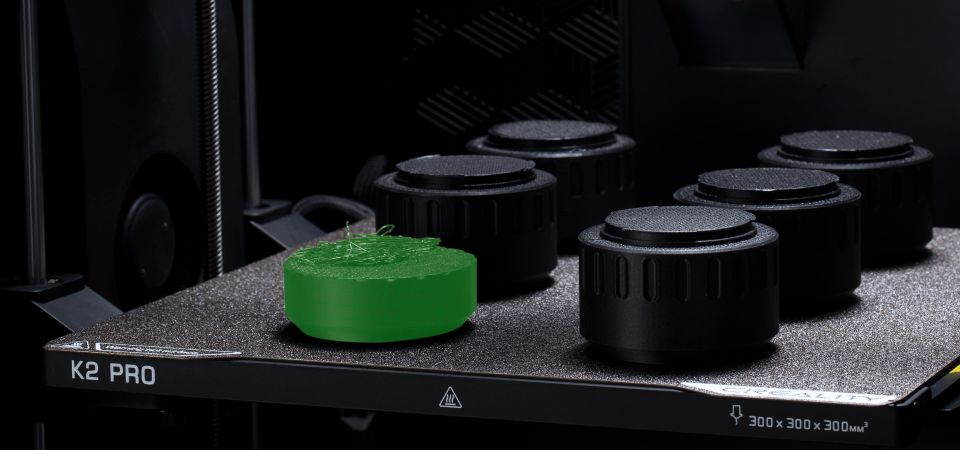Выявление сбоя печати ИИ с помощью камеры Creality K2 Pro. Скриншот, показывающий уведомление о выявлении сбоя печати ИИ с камеры.