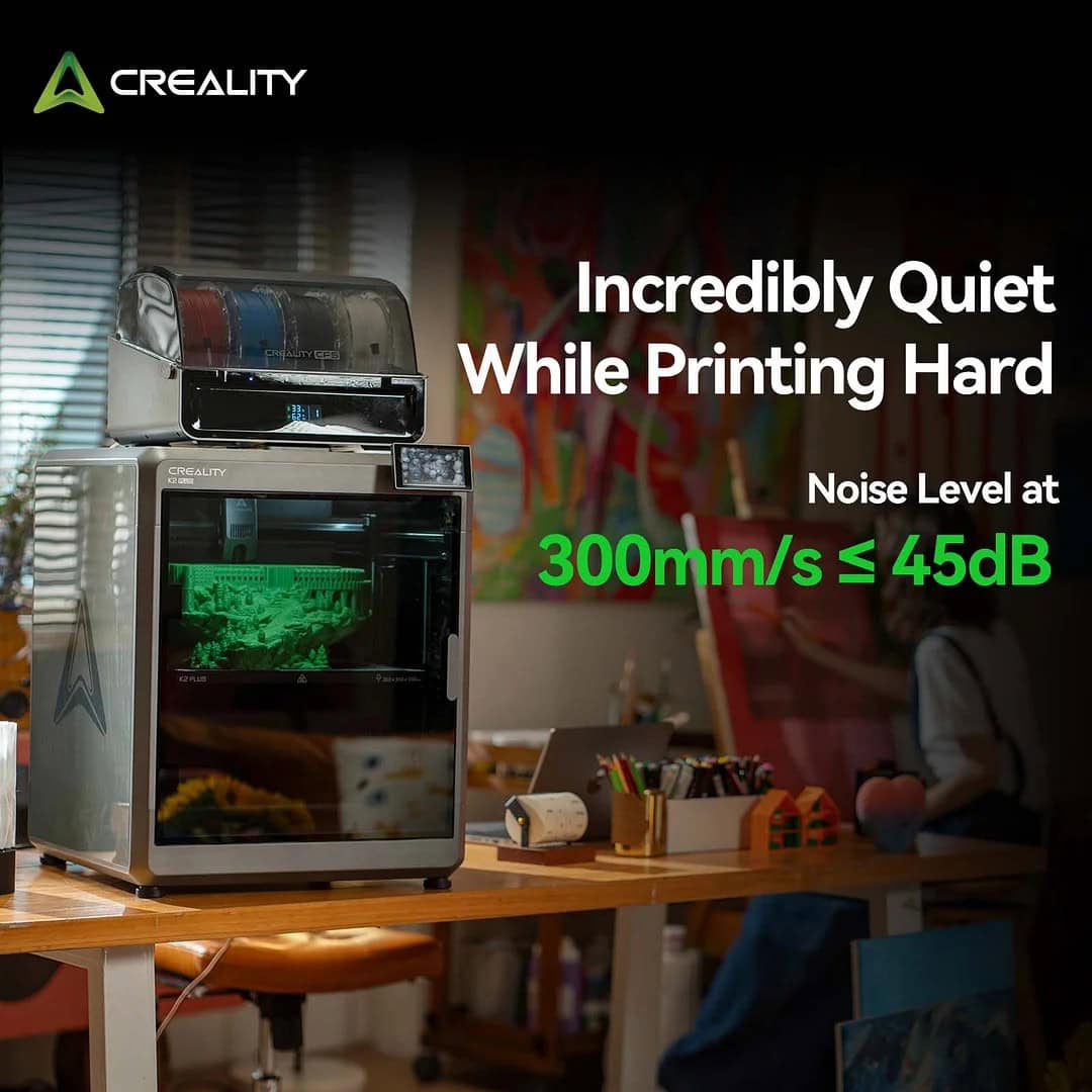 Надежный 3D-принтер Creality K2 Plus печатает быстро и качественно