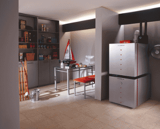 Напольный газовый котел. Монтаж в частном доме.