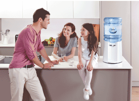 Настольный кулер для воды. Пример монтажа.