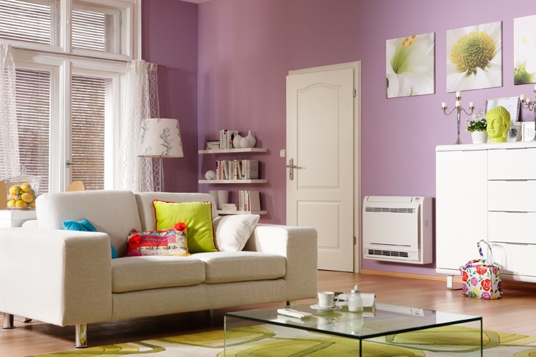 Напольно-потолочный кондиционер в интерьере